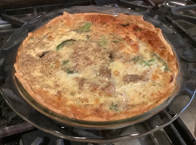 Quiche done!