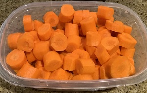 carrots, sliced