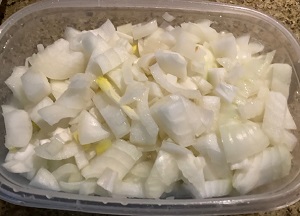 Diced onions