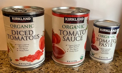 Canned tomatoes